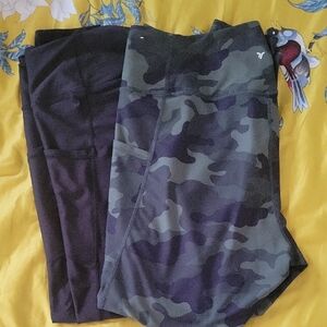 Black And Camo Old Navy Leggings